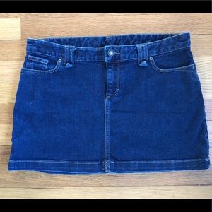 Patagonia Dark Wash Denim Skirt- Size 10
